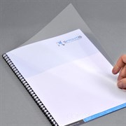 ПРОЗРАЧНАЯ ПЛАСТИКОВАЯ ОБЛОЖКА ДЛЯ ПЕРЕПЛЕТА А4 150 микрон, упаковка 100 шт. pvc150tr