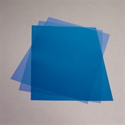 СИНЯЯ ПРОЗРАЧНАЯ ПВХ ОБЛОЖКА ДЛЯ ПЕРЕПЛЕТА А4 150 микрон, упаковка 100 шт. pvc150b