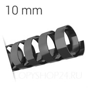 ЧЕРНАЯ ПЛАСТИКОВАЯ ПРУЖИНА 10 мм, упаковка 100 шт. pb10black