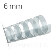 ПРОЗРАЧНАЯ ПЛАСТИКОВАЯ ПРУЖИНА 6 мм, упаковка 100 шт. pb06transparent