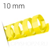 ЖЕЛТАЯ ПЛАСТИКОВАЯ ПРУЖИНА 10 мм, упаковка 100 шт. pb10yellow
