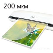 Пленка для ламинирования А4 216х303 мм, 200мкм, упаковка 100 шт. l216200gl