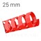 КРАСНАЯ ПЛАСТИКОВАЯ ПРУЖИНА 25 мм, упаковка 50 шт. pb25red - фото 7832