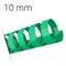 ЗЕЛЕНАЯ ПЛАСТИКОВАЯ ПРУЖИНА 10 мм, упаковка 100 шт. pb10green - фото 7864