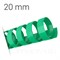 ЗЕЛЕНАЯ ПЛАСТИКОВАЯ ПРУЖИНА 20 мм, упаковка 100 шт. pb20green - фото 7889